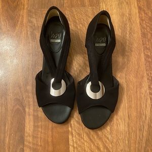 Impo open toe, closed back sandals